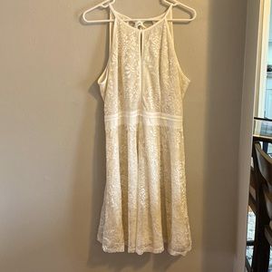 Kate Kasin Lace Cocktail Dresses for Women A-Line Keyhole Short Formal Dress